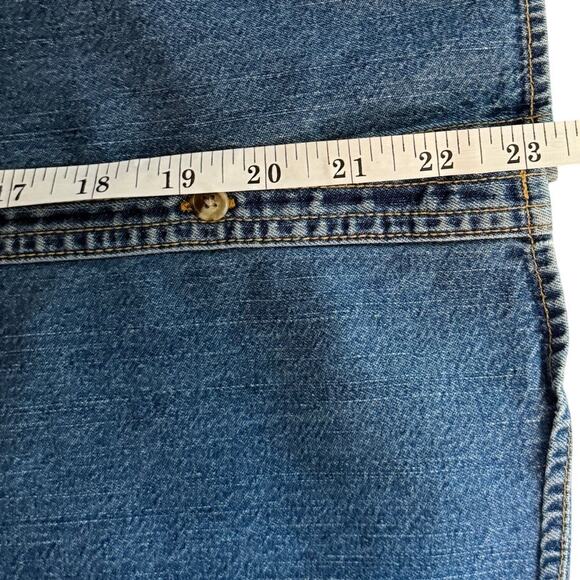 Vintage 90's Jean Shirt Button Down 100% Cotton Women's Small - Picture 8 of 8